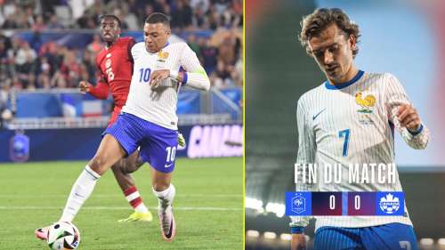 France-Canada (0-0) : Les Bleus incapables de marquer sans Mbappé, gros couac pour TF1