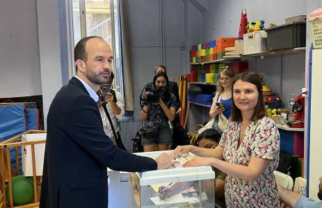 Législatives : Manuel Bompard a voté à Marseille