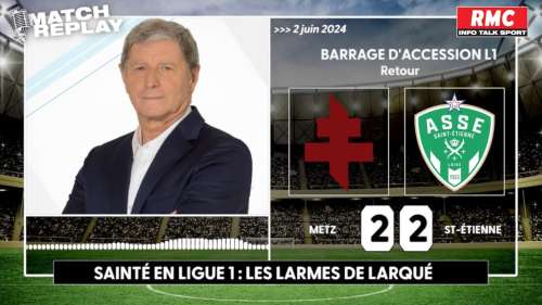 Saint-Étienne en Ligue 1 : les larmes de Jean-Michel Larqué (VIDÉO)