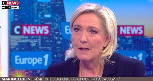Marine Le Pen « estomaquée » par les propos de Roger Chudeau (RN sortant) 