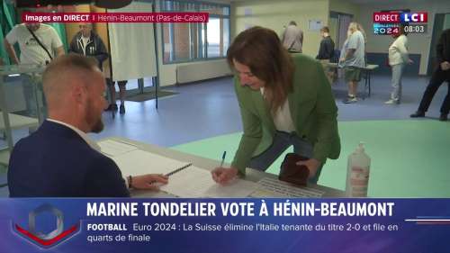 Législatives : Marine Tondelier a voté à Henin-Beaumont