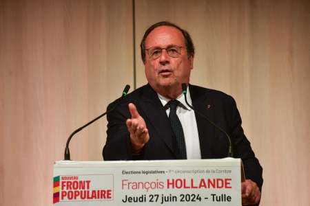 François Hollande appelle à l’union contre l’extrême droite après un premier tour mitigé en Corrèze