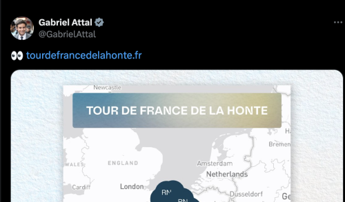 « Tour de France de la honte » : un site internet « ENSEMBLE » recense les dérapages de candidats RN