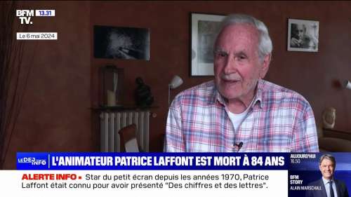 Mort de Patrice Laffont : « Ça me fait un peu de peine… » Quand l’animateur revenait sur l’arrêt des ‘Chiffres et des lettres’