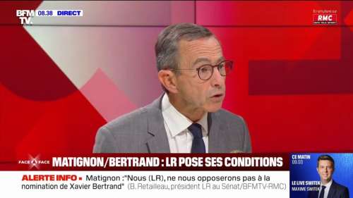 Retailleau : « LR ne s’opposera pas à Xavier Bertrand à Matignon, si c’est pour mener une politique de droite »