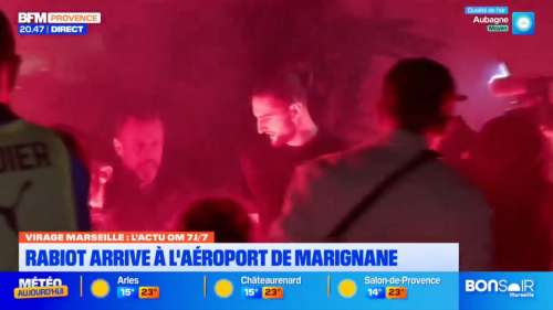 Fumigènes, chants et accueil phénoménal à Marseille pour Adrien Rabiot