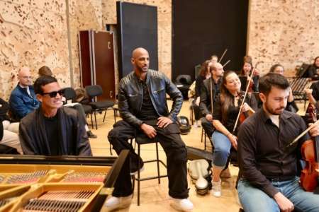 Stomy Bugsy, Anthony Delon, Benjamin Castaldi… Pluie de personnalités aux répétitions du ‘Concerto pour la paix’ d’Omar Harfouch