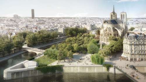 Notre-Dame : un parvis végétalisé avec 150 arbres d’ici 2028