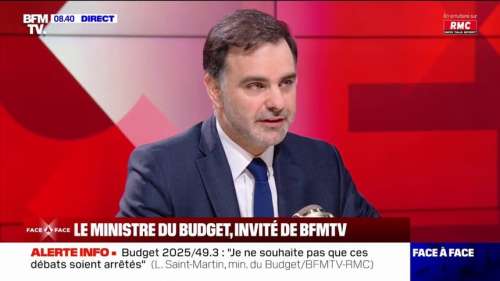 Budget 2025 : Laurent Saint-Martin souhaite un débat au Parlement, mais impose une ligne rouge