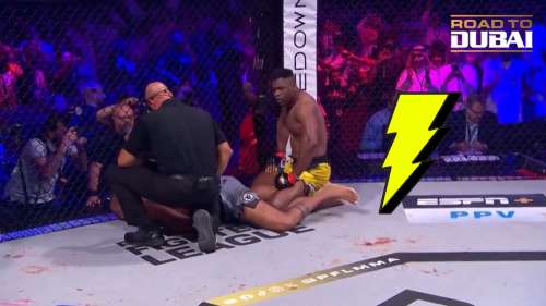 Destructeur et rempli d’émotions, Francis Ngannou nouveau champion PFL : « pour Kobe »