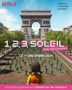 Squid Game saison 2 : Inoxtag, Maghla et Just Riadh organisent un 1,2,3, soleil géant le 1er décembre sur les Champs-Élysées !