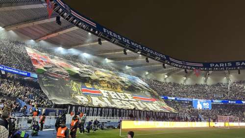 « Free Palestine » au Parc des princes : le tifo polémique juste avant PSG-Atlético