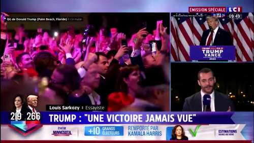 Louis Sarkozy sur Trump : « Ce n’est pas une défaite pour le parti démocrate, c’est une humiliation ! »