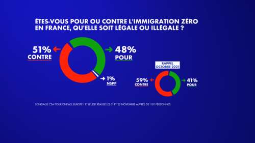 Sondage choc ! Un Français sur deux serait favorable à «l’immigration zéro»