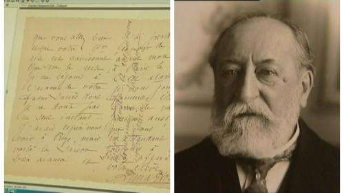 La correspondance du compositeur Camille Saint-Saëns numérisée et bientôt disponible en ligne