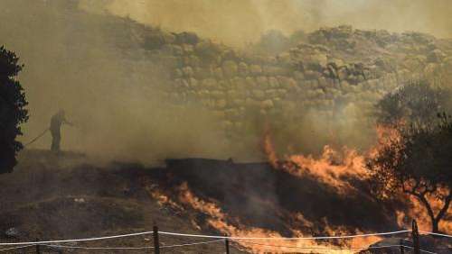 Frôlé par un incendie, le site archéologique de Mycènes en Grèce évite le pire et s'en sort sans dégâts majeurs