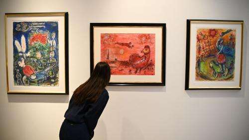 Des œuvres jamais présentées de Chagall exposées à Paris avant une vente à Londres fin juin