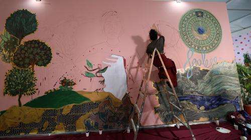 Performances ou fresques, l'art s'invite à la COP27
