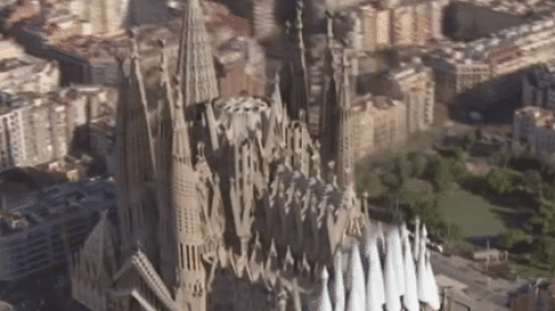 Barcelone : quatre nouvelles tours achevées sur la Sagrada Familia