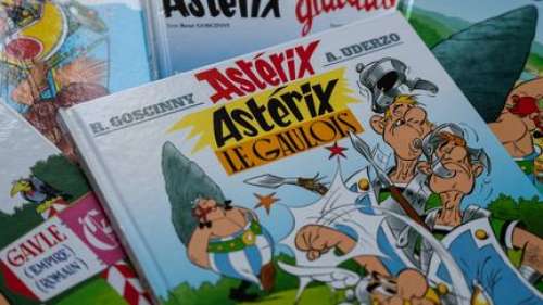 Astérix et Obélix au musée Grévin pour célébrer leurs 65 printemps