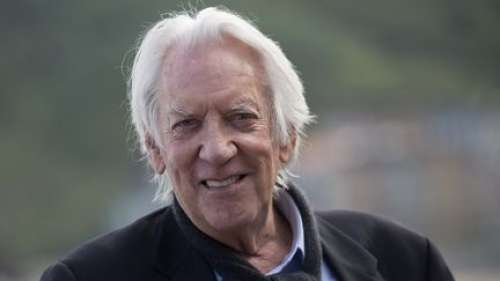 L'acteur Donald Sutherland, figure des 