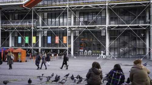 Le Centre Pompidou fermé en raison d'une grève pour une prime JO