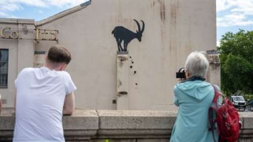 Une chèvre, des éléphants et des singes : des énigmatiques Banksy animaliers fleurissent à Londres