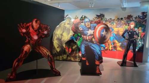 Visite de l'expo sur les comics Marvel à Angoulême