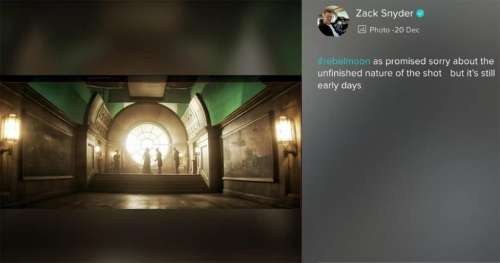 Zack Snyder partage une nouvelle image de l’épopée de science-fiction