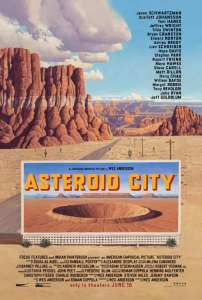 Affiche publiée pour Asteroid City de Wes Anderson
