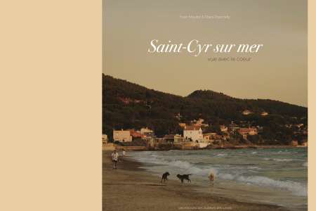 Saint-Cyr sur mer vue avec le cœur de Clara Pourcelly & Yvan Maubé