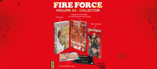 Annonce collector : Fire Force tome 34