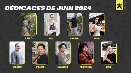 LA TOURNÉE DÉDICACES DE NOS AUTEURS POUR JUIN 2024 !