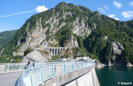 Barrage de Kurobe - L'ouvrage hors norme à flanc de vallée alpine