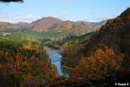 Oku Aizu - La superbe vallée reculée le long de la rivière Tadami