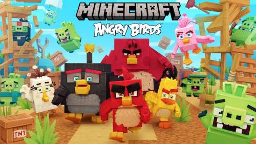 Minecraft fait les yeux doux à Angry Birds avec une extension surprenante