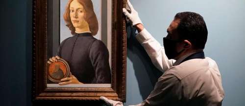 Le « Jeune Homme tenant un médaillon » de Botticelli vendu 92,2 millions de dollars