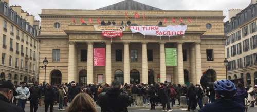 Au théâtre de l’Odéon, une répétition et une occupation