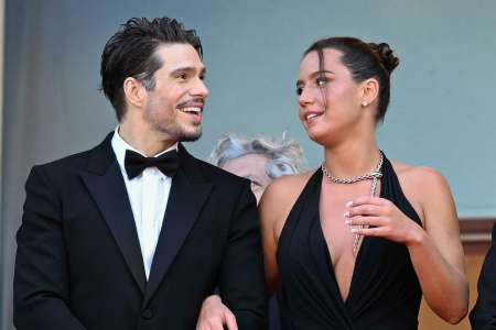 À Cannes, Gilles Lellouche attise la rumeur de romance entre Adèle Exarchopoulos et François Civil