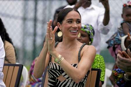 Les tenues dénudées de Meghan Markle critiquées par la First Lady du Nigeria
