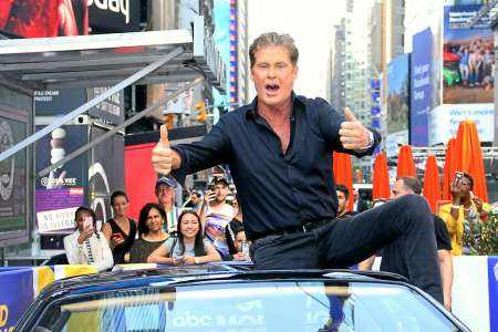 David Hasselhoff est très ému d’être grand-père pour la première fois