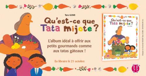 Tarô Gomi de retour chez nobi nobi! avec Qu'est-ce que Tata mijote ?