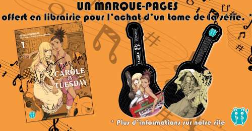 nobi nobi! vous offre des marque-pages Carole & Tuesday