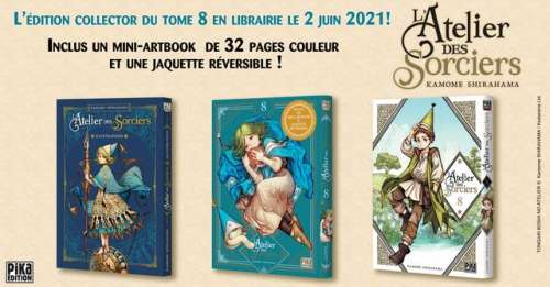 Un édition collector pour le tome 8 de L'Atelier des Sorciers