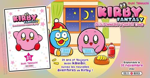 Le glouton rose débarque à nouveau chez Soleil dans Kirby Fantasy