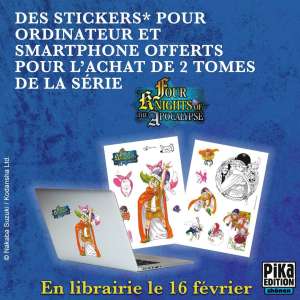 Four Knights of the Apocalypse: un extrait en ligne, et des stickers offerts