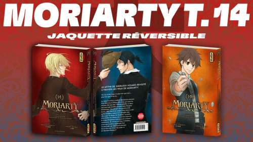 Une jaquette exclusive pour le tome 14 de Moriarty