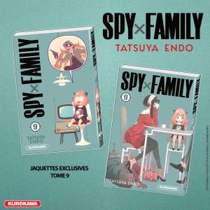 Des jaquettes alternatives pour le tome 9 de Spy x Family