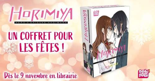 Un coffret Horimiya arrive chez nobi nobi!