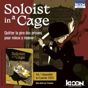 Le manga Soloist in a Cage annoncé par Ki-oon